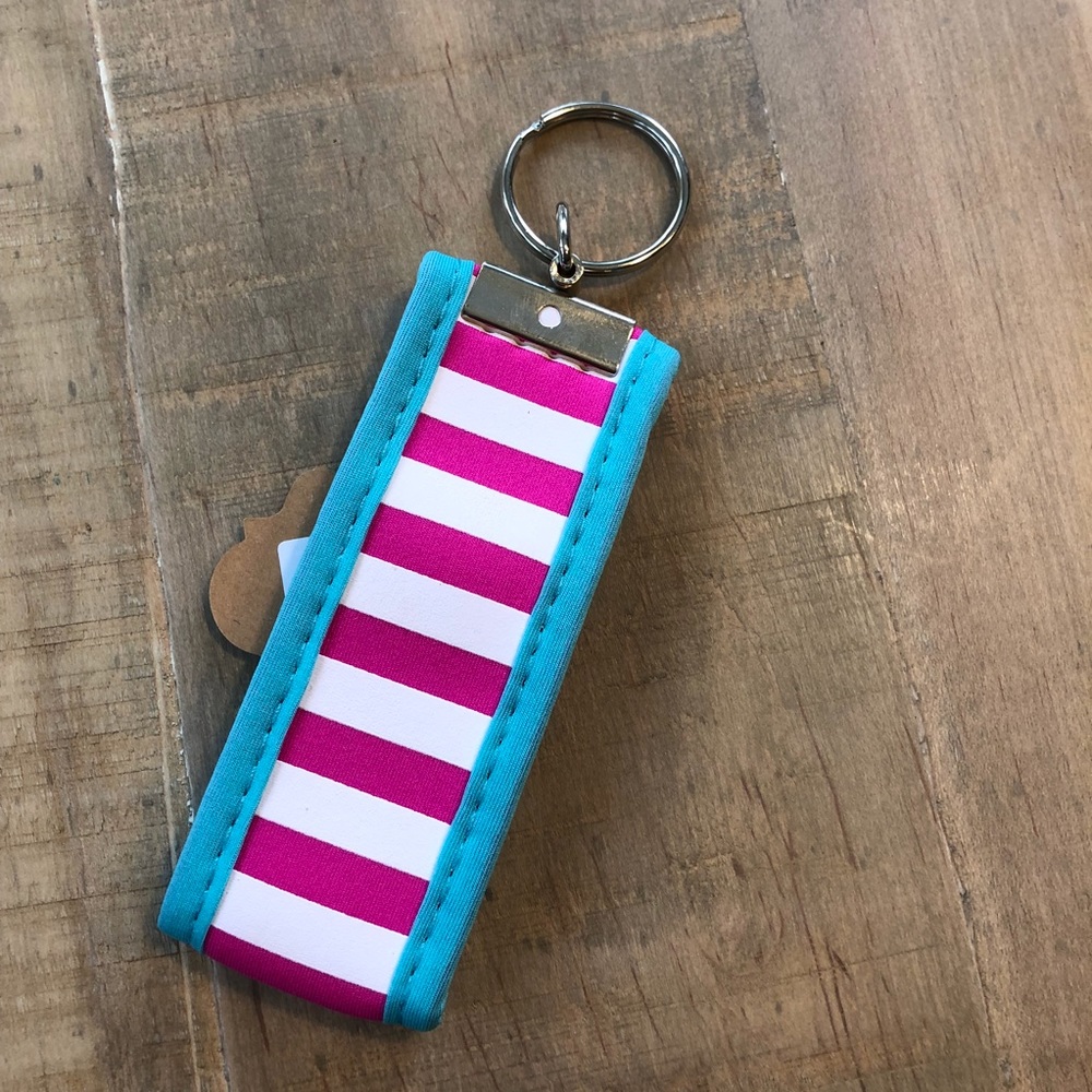 Neoprene Snap Closure KeyChain - Picture 3 of 3